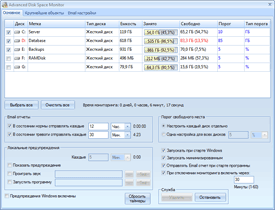 Advanced Disk Space Monitor